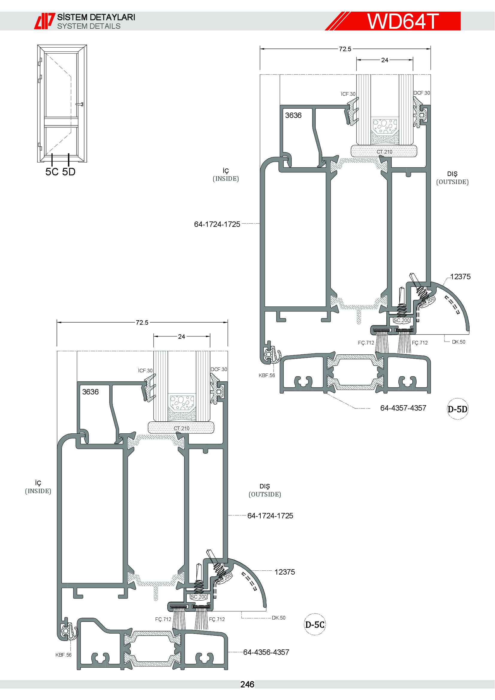 S 64 Yalıtımlı Alüminyum 88